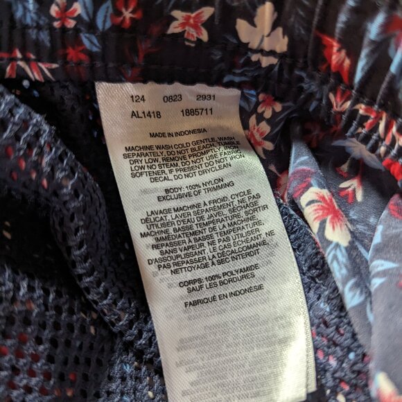 Columbia Womens Small 5L Sandy River II Printed Shorts Blue Floral Pull On Nylon - Picture 3 of 7